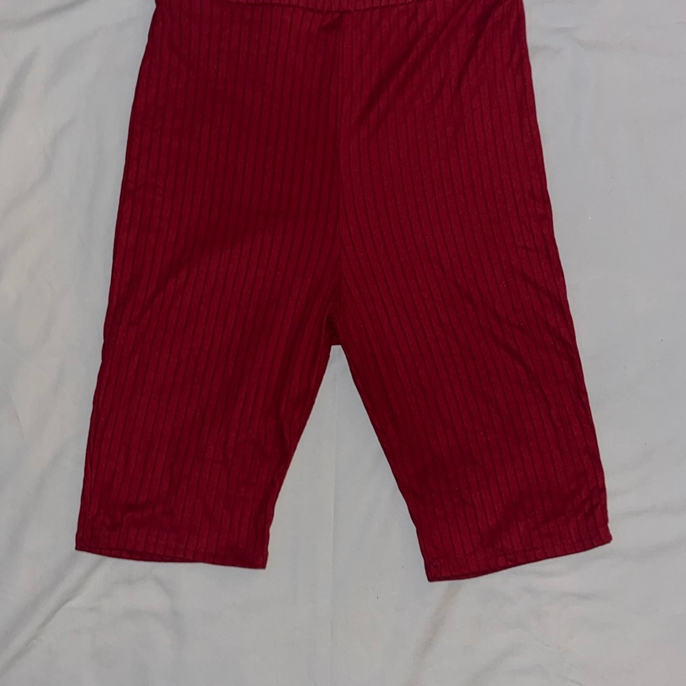 Red Bike Shorts
